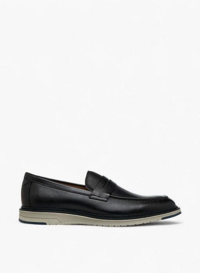 DUCHINI Men's Solid Slip-On Loafers - Image 2