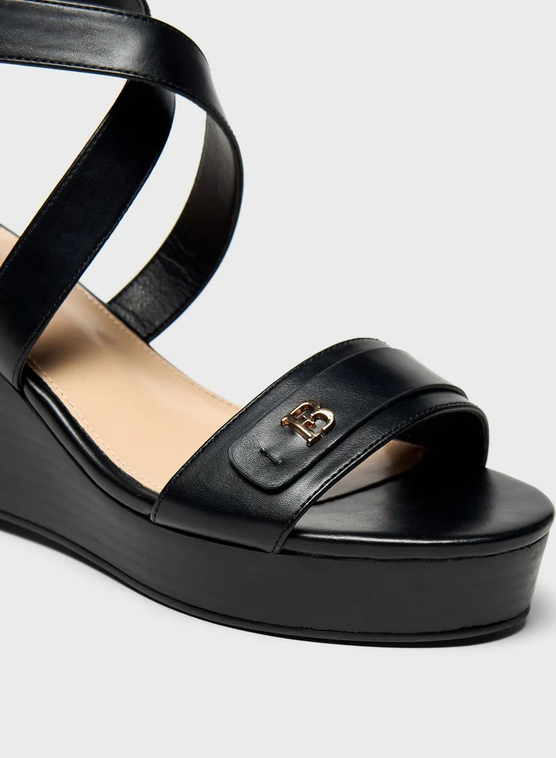 شو اكسبرس Multi Strap Wedge Sandals