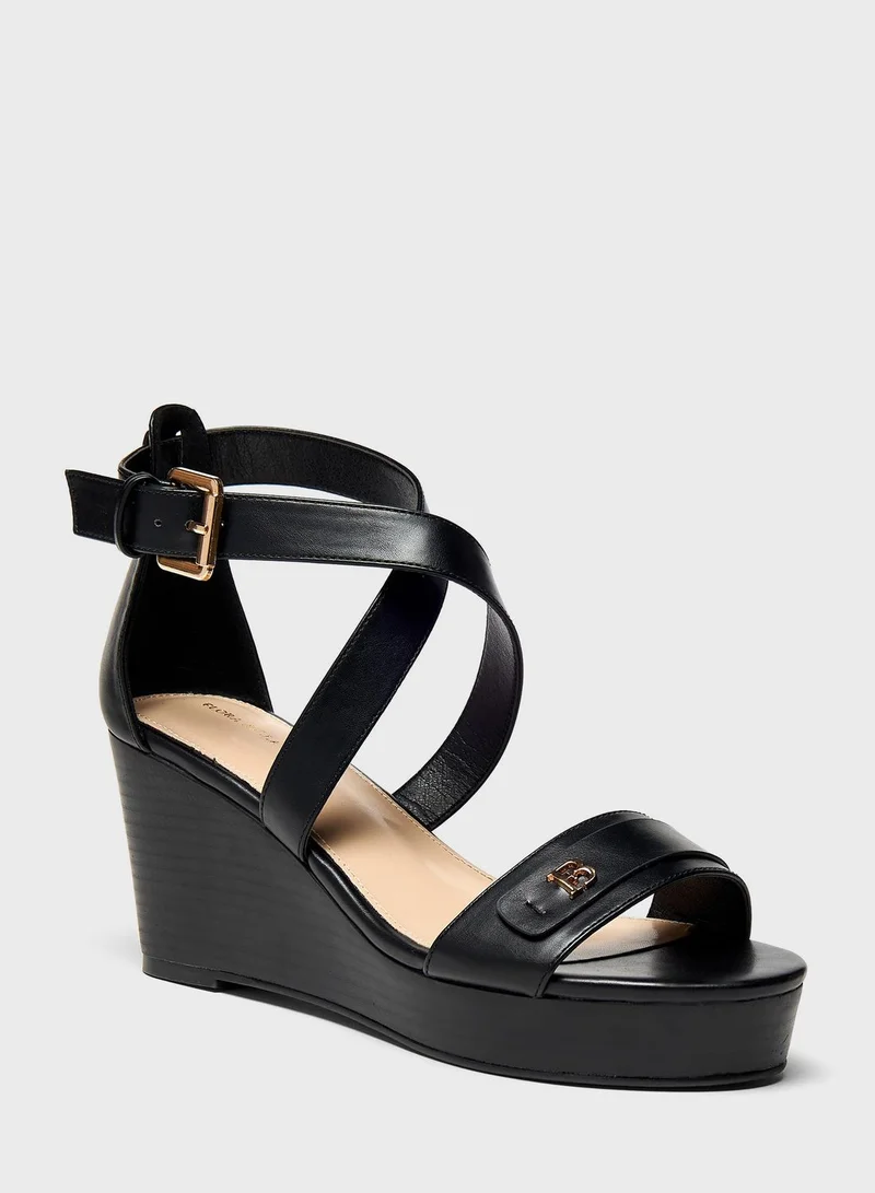 شو اكسبرس Multi Strap Wedge Sandals