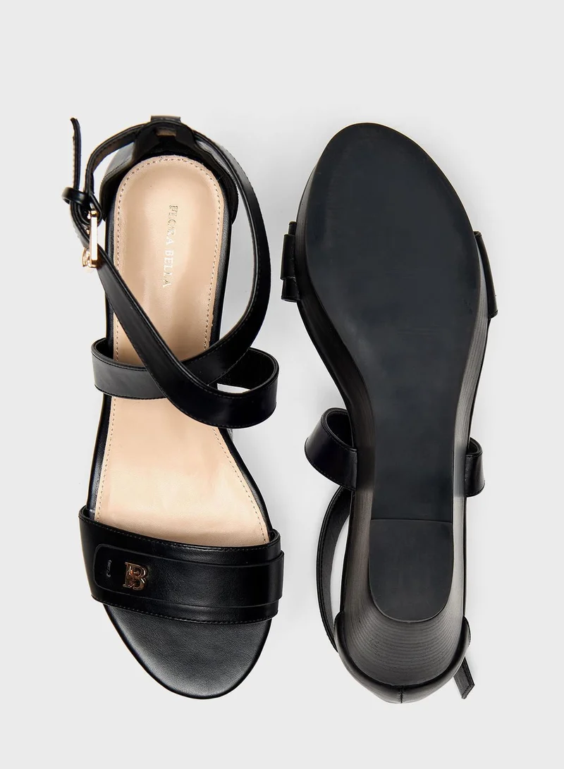 شو اكسبرس Multi Strap Wedge Sandals