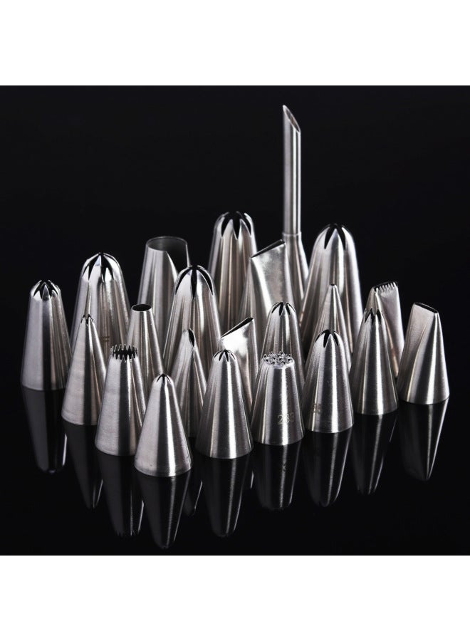 304 Stainless Steel Mounted Nozzle Single Dissolved Bean Cookies Rose Nozzle Peach Puff Milk Nozzle Baking Household-Specifications:Korean Style Skirt Decorating Nozzle Seamless Small Size 070 - Image 2