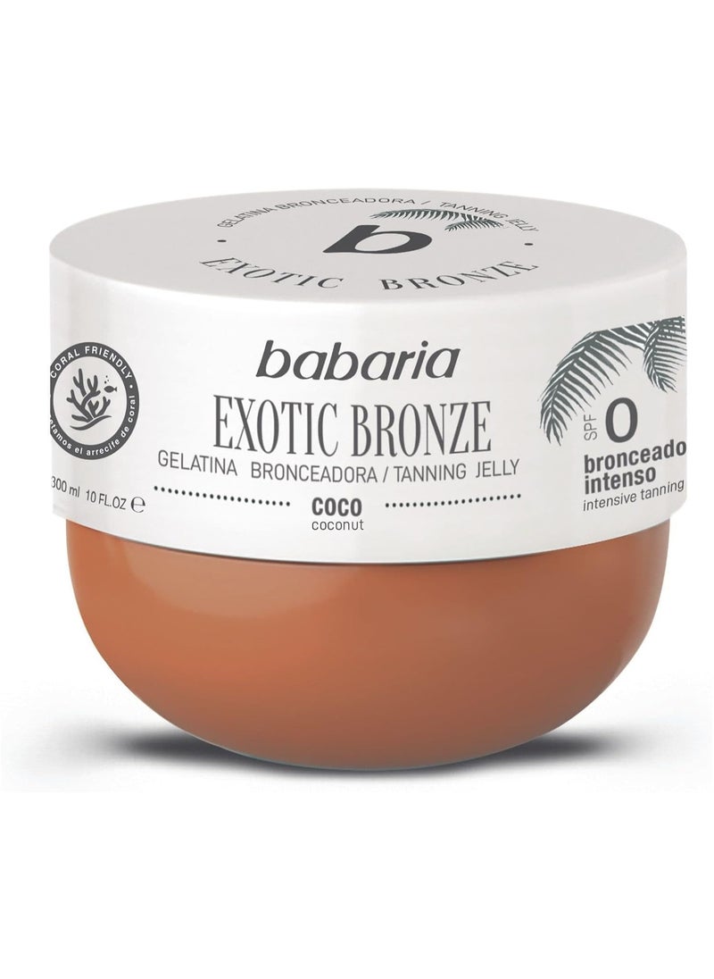 Babaria - Babaria Coconut Tanning Accelerator Gel SPF0-300ml, BROWN - Image 1
