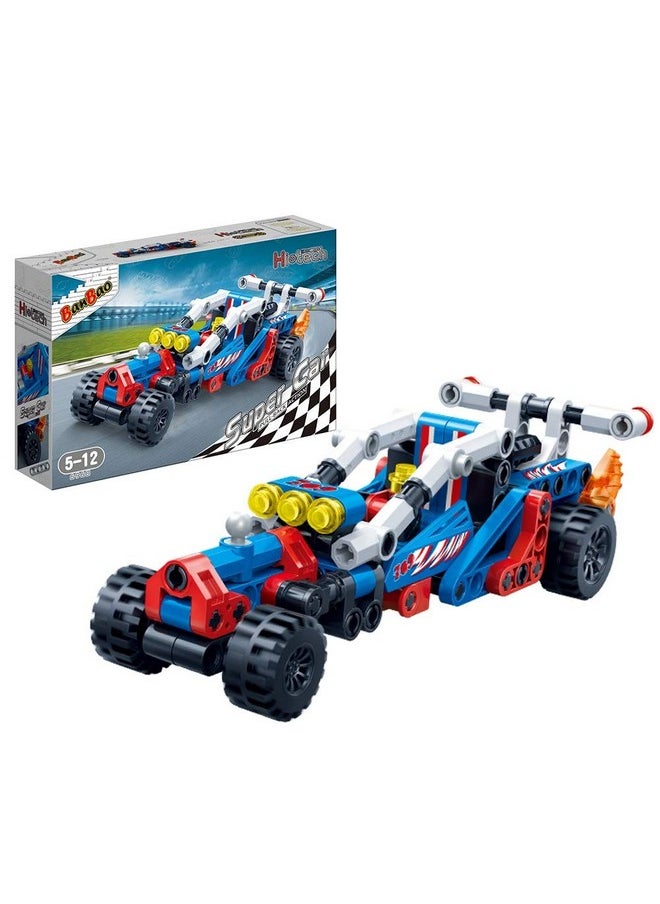 BanBao Pull Back Vehicles, Building Blocks For Toddlers Educational Toys For Kids Aged 5 And Up Speed Racing Cars Building Kit 148 Pieces  - Image 1