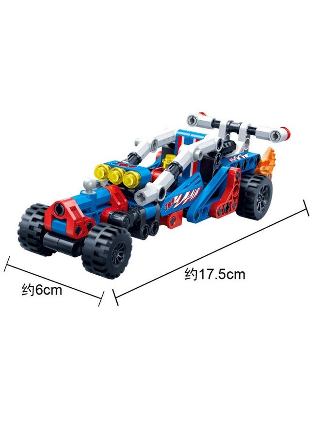 BanBao Pull Back Vehicles, Building Blocks For Toddlers Educational Toys For Kids Aged 5 And Up Speed Racing Cars Building Kit 148 Pieces  - Image 2