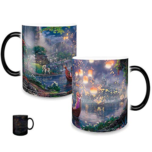 Morphing Mugs Disney - Tangled - Rapunzel - I See the Light - One 11 oz Morphing Mugs Color Changing Heat Sensitive Ceramic Mug – Image Revealed When HOT Liquid Is Added! - Image 1
