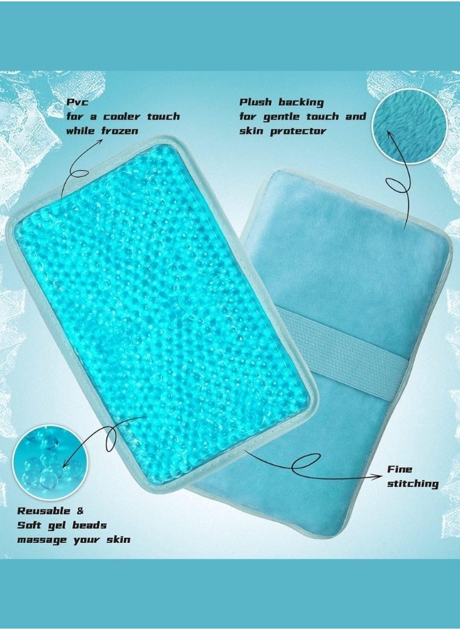 Lifenpure Gel Beads Ice Pack with Strap Reusable Hot And Cold Pack Compress For Pain Relief  - Image 5