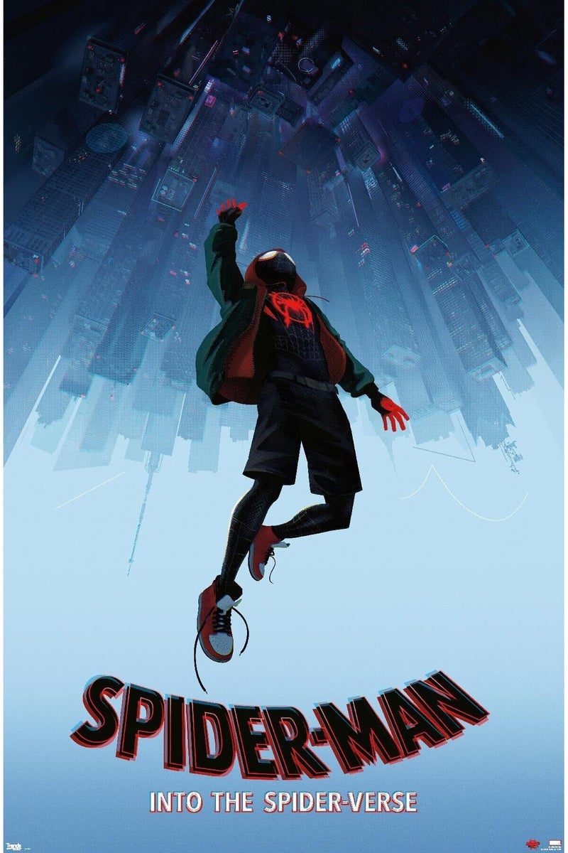 MARVEL ARS Fine of Poster  Marvel's Spider-Man - Into The Spider-Verse - Falling Wall Poster, 1 Pcs,  Unframed Version - Image 1
