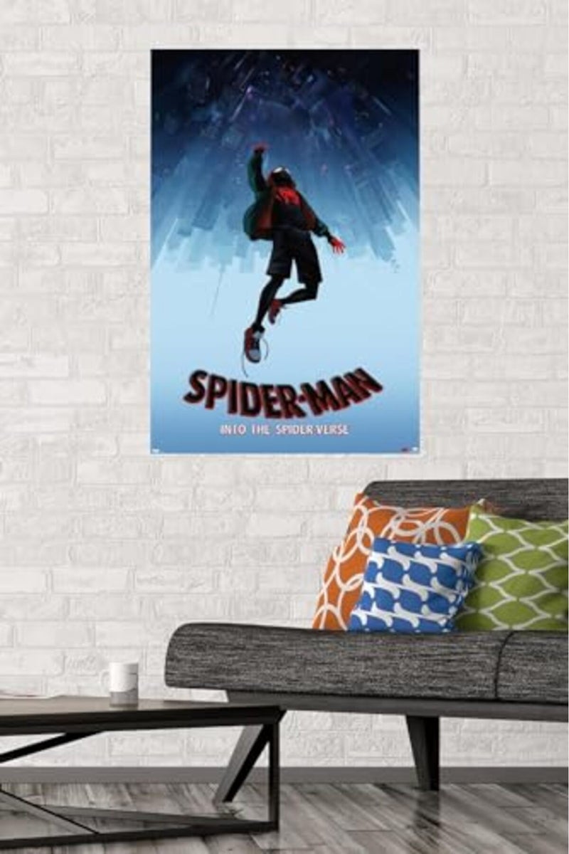 MARVEL ARS Fine of Poster  Marvel's Spider-Man - Into The Spider-Verse - Falling Wall Poster, 1 Pcs,  Unframed Version - Image 2