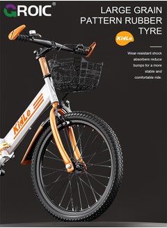 GROIC Kids Bike,Mountain Bike,20-Inch Bicycle Wheels,20 Inch Wheel Bicycle,Folding Mountain Bike for Kids with wide knobby mountain tires  - Image 4