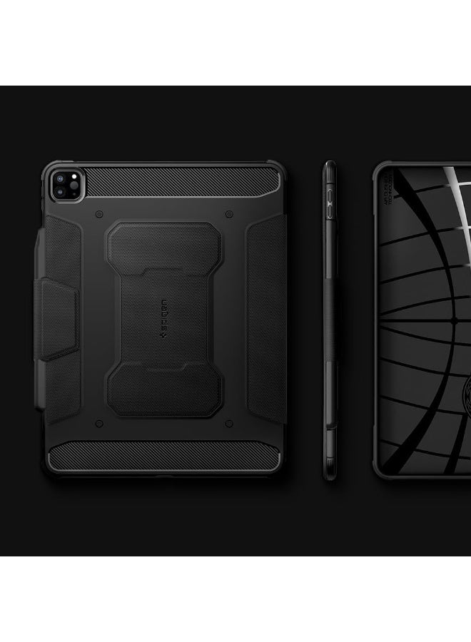سبايجن جراب ارمور صلب من سبايجن لجهاز ايباد برو 11 الجيل الثالث 2021 والجيل الثاني 2020 والجيل الأول 2018 مع حامل قلم - اسود - Image 4