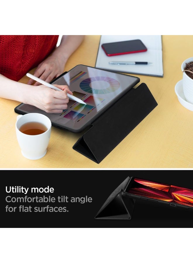 سبايجن جراب ارمور صلب من سبايجن لجهاز ايباد برو 11 الجيل الثالث 2021 والجيل الثاني 2020 والجيل الأول 2018 مع حامل قلم - اسود - Image 3