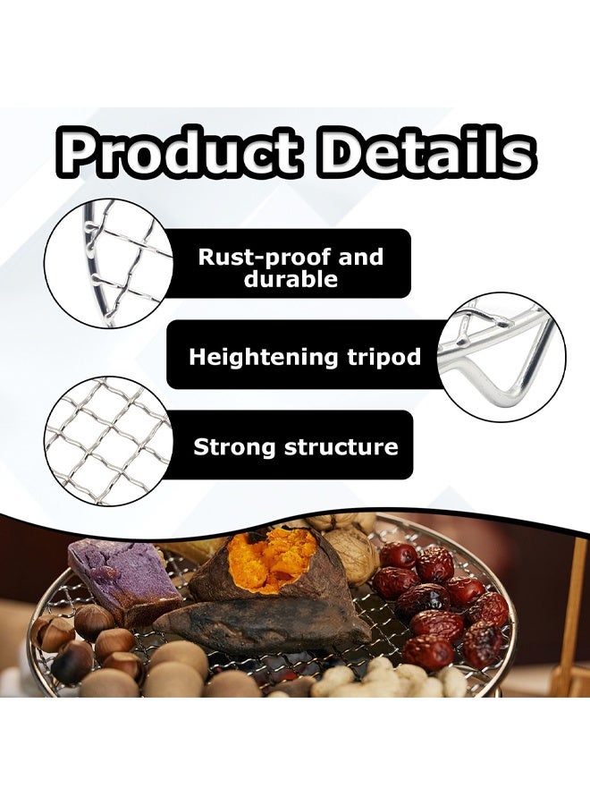 Small Cooling Rack 6.5 Inch, Round Cooking Rack Steamer Rack for Pots, Stainless Steel Air Fryer Rack with Fixed Legs, Fits 6 Qt Multi Cookers, Oven Safe - Image 3
