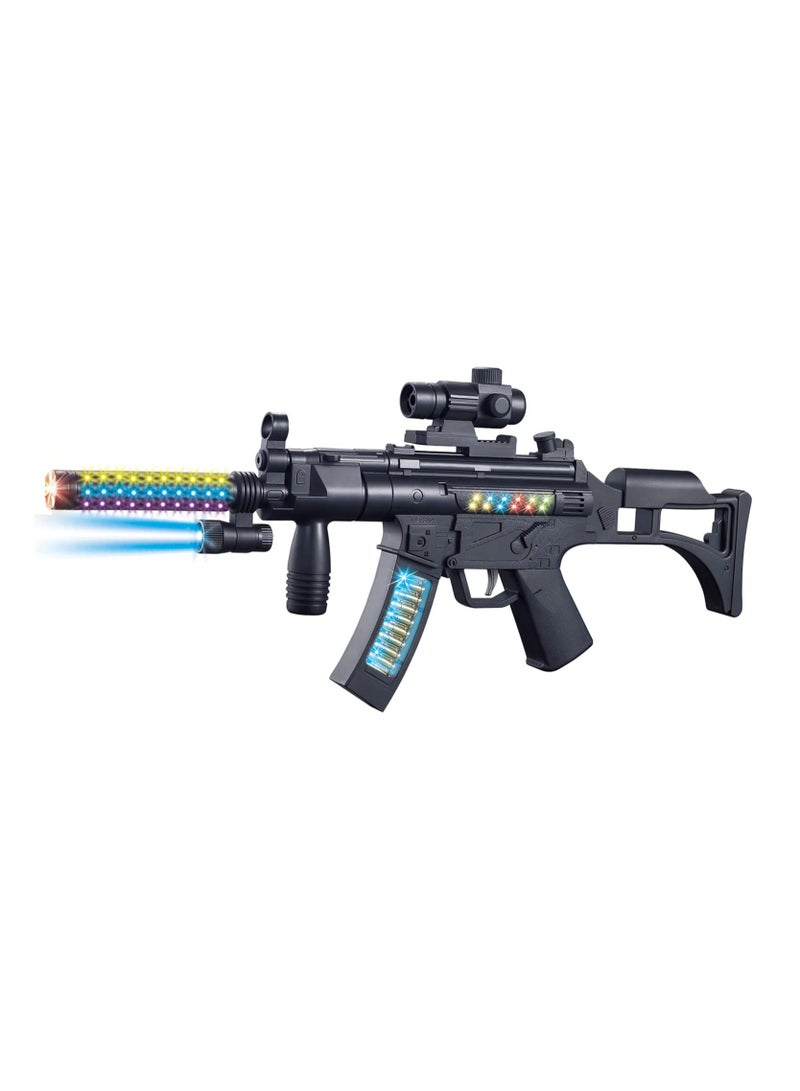Toyland Battery Operated Light & Sound Military Toy Gun – Shooter Series for Kids (Ages 3+) - Image 2