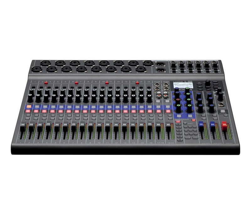Zoom L-20 LiveTrak Digital Mixer Recorder - 20 Channels - Image 4