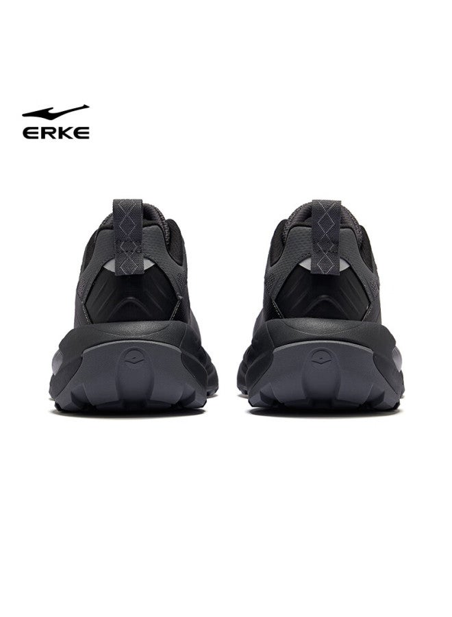 Erke Casual Men's Shoes New Running Shoes Leather Mesh Breathable Soft Sole Sports Shoes Thick Sole Dad Shoes Tianjiao 3 - Image 5