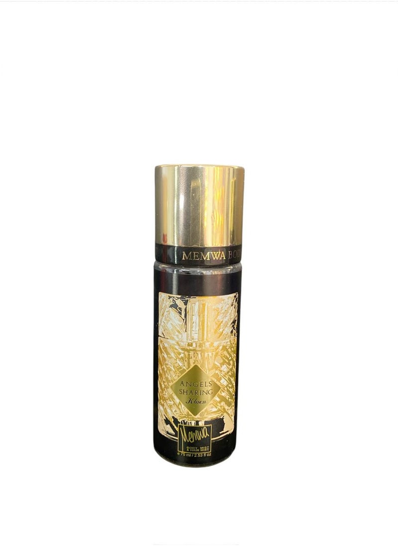 Memwa - MEMWA ANGELS SHARING KLAEN- BODY & HAIR MIST - 75 Ml - Image 1