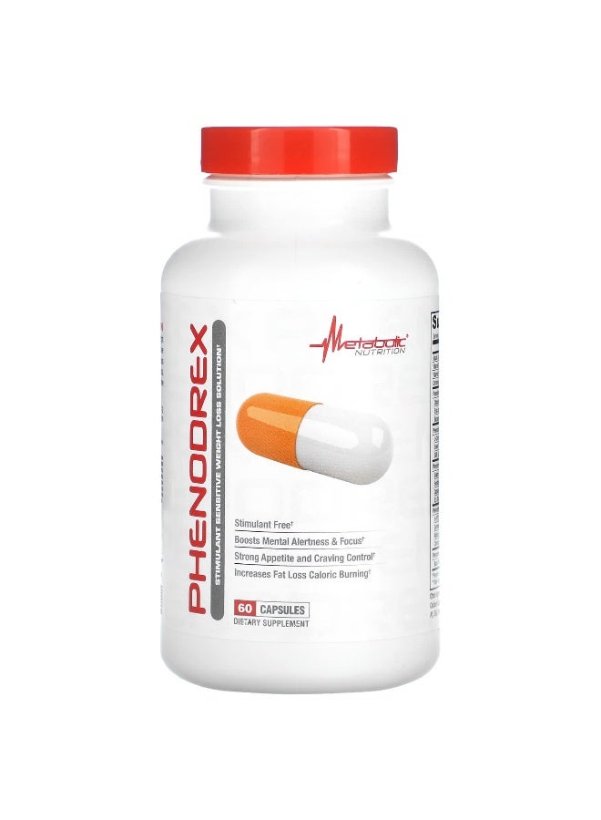 Metabolic Nutrition Metabolic Nutrition, Phenodrex, 60 Capsules  - Image 1