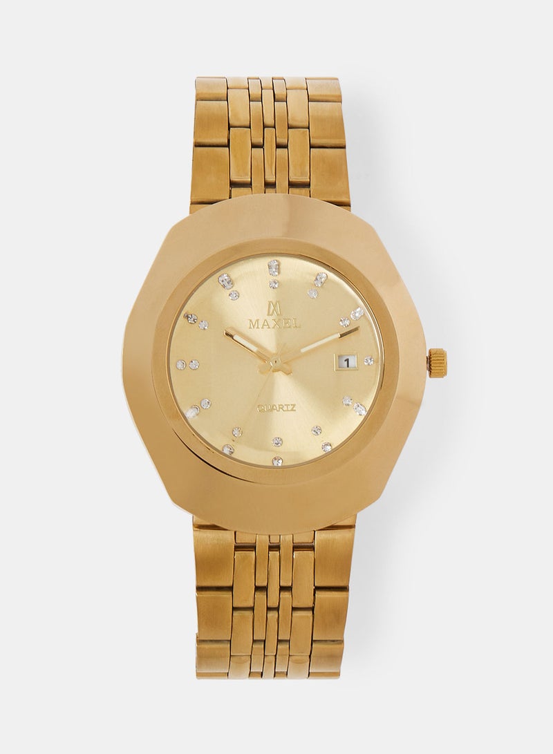 Maxel ساعة يد أنالوج مميزة للرجال من ديستار هيريتاج MX598 - 38 مم - Image 1