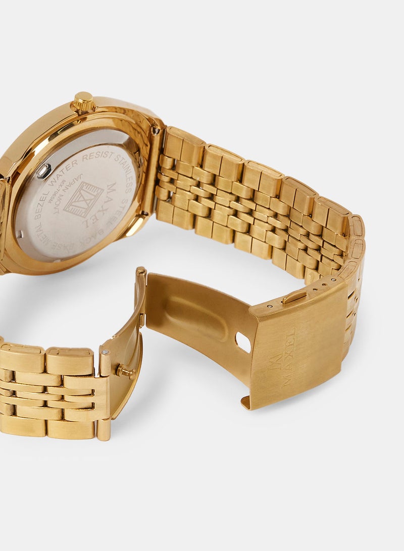 Maxel ساعة يد أنالوج مميزة للرجال من ديستار هيريتاج MX598 - 38 مم - Image 4