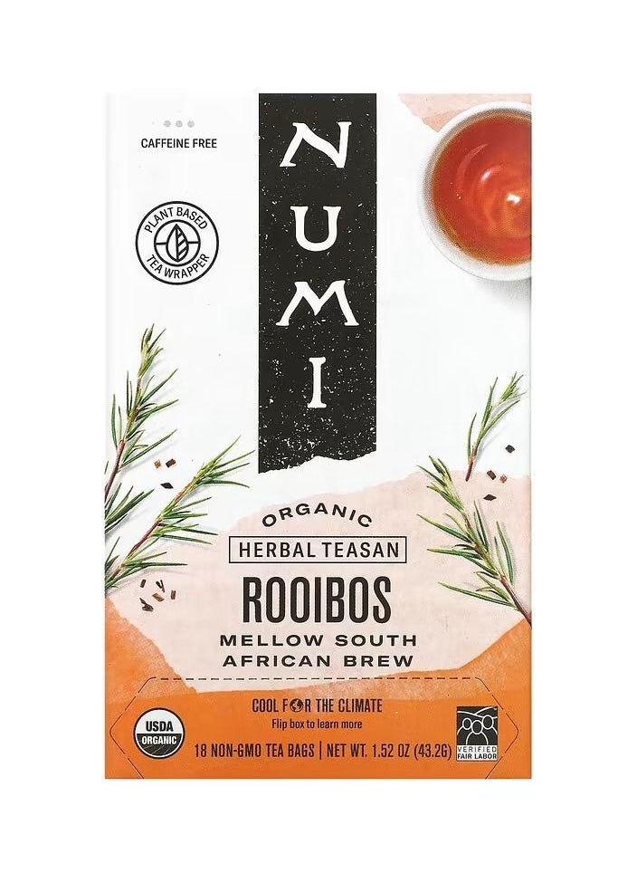 Numi Box of 18 herbal tea bags 