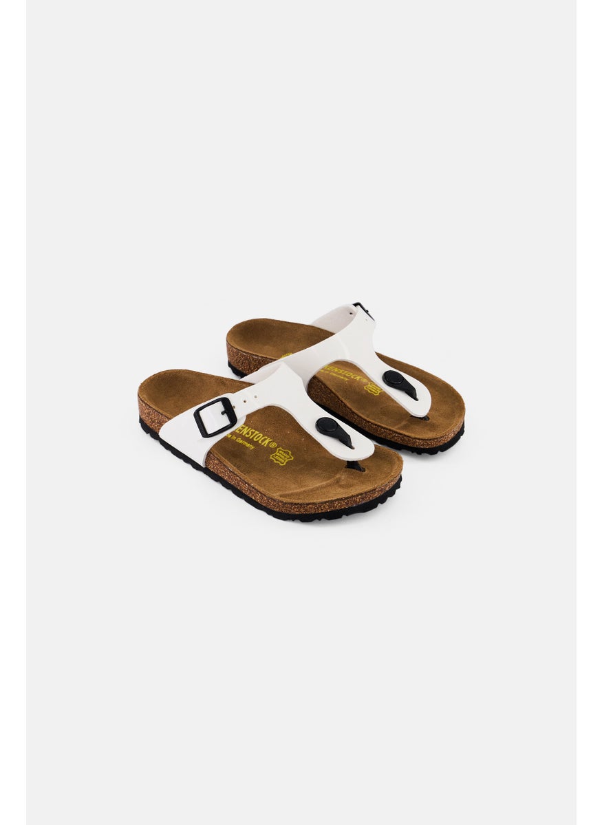 BIRKENSTOCK Kids Girl Slip On Cork Sandals, Multicolor  - Image 1