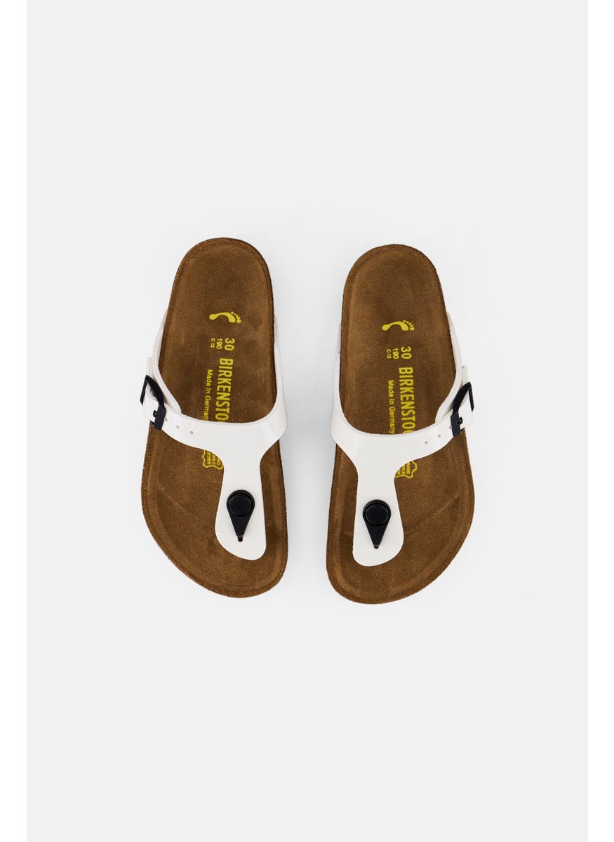 BIRKENSTOCK Kids Girl Slip On Cork Sandals, Multicolor  - Image 3