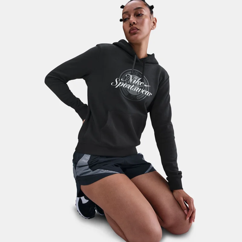 Nike Black Women's Sportswear Club Fleece Hoodie for Women | Best Price UAE