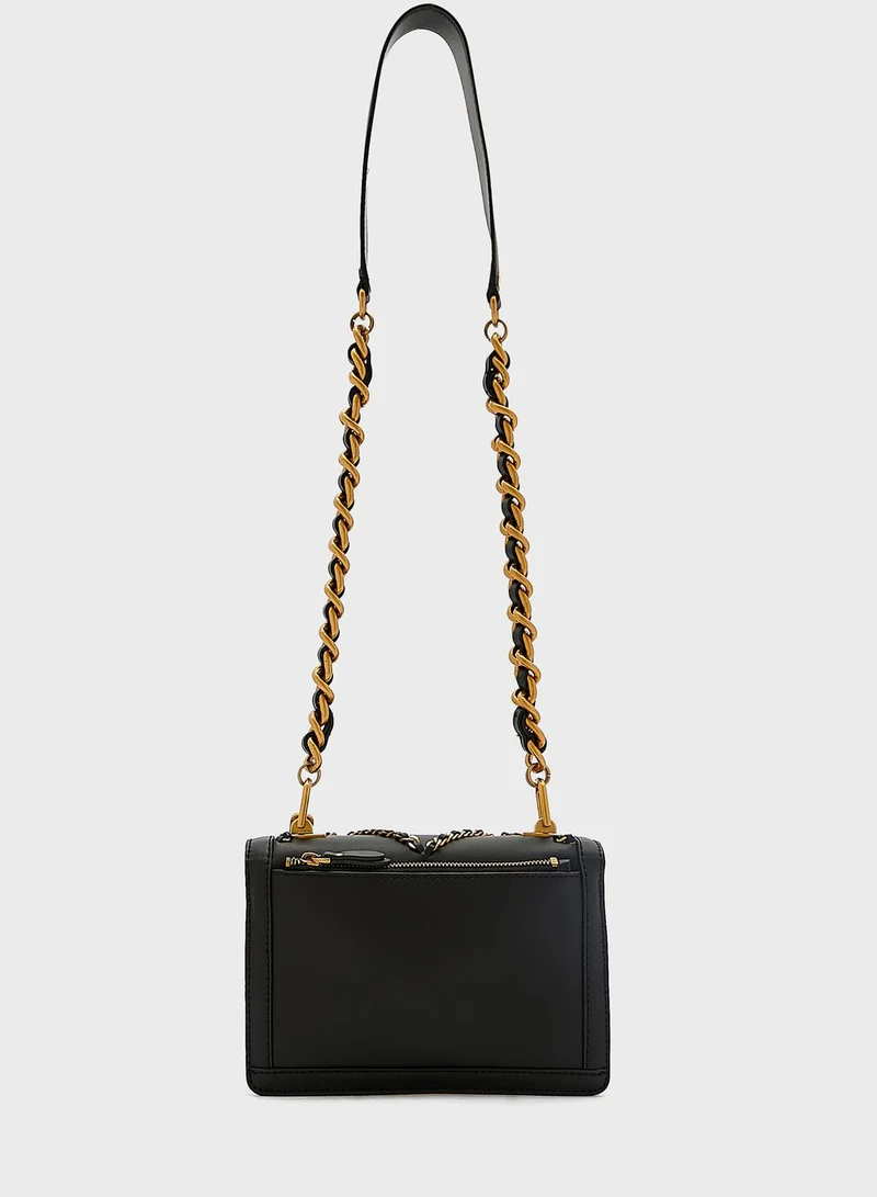 GUESS Abey Flap Over Crossbody Bag