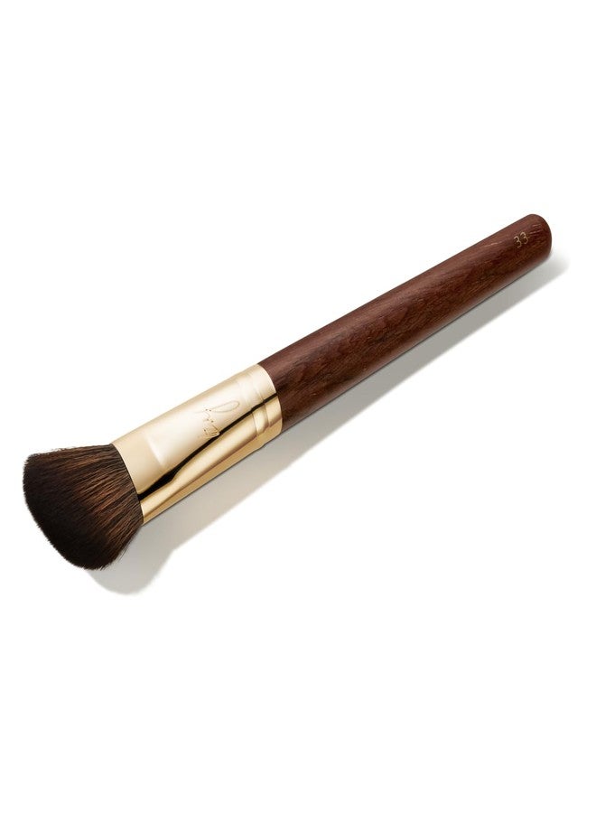 SOO ADOR [SOO ADOR] BY MAENG #33 Highlighter & Powder Brush - Multi-Functional Brush for Flawless Highlighting and Setting | Designed by K-Pop Makeup Artist Maeng | Makeup Brush Powder Brush - Image 5