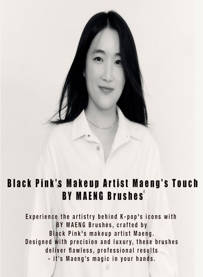 SOO ADOR [SOO ADOR] BY MAENG #33 Highlighter & Powder Brush - Multi-Functional Brush for Flawless Highlighting and Setting | Designed by K-Pop Makeup Artist Maeng | Makeup Brush Powder Brush - Image 4