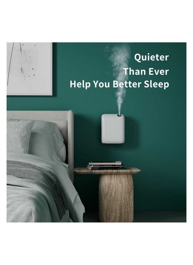 Portable Nebulizing Scent Air Machine, 1500 sq.ft Coverage Scent Air Machine for Home, Wall Mounted Cold Air Scent Diffusers for Home, Bluetooth Smart Oil Diffuser Large Room Hotel Office (White)  - Image 4