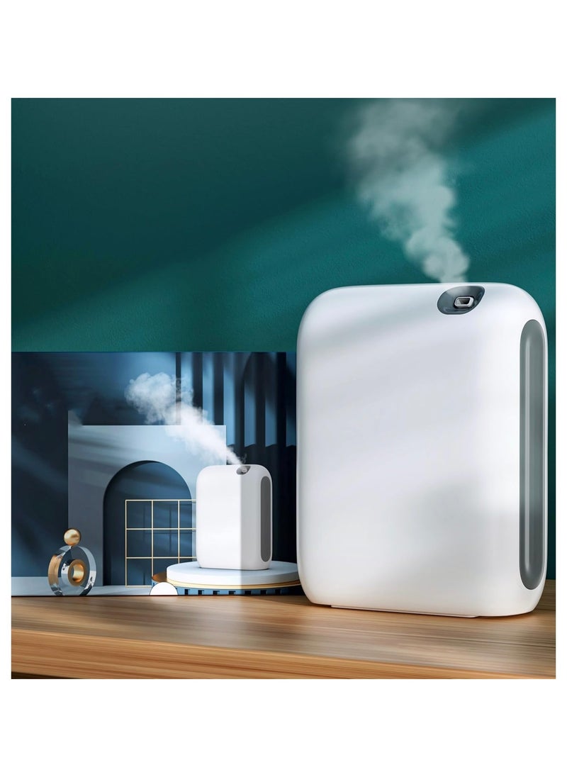 Portable Nebulizing Scent Air Machine, 1500 sq.ft Coverage Scent Air Machine for Home, Wall Mounted Cold Air Scent Diffusers for Home, Bluetooth Smart Oil Diffuser Large Room Hotel Office (White)  - Image 1