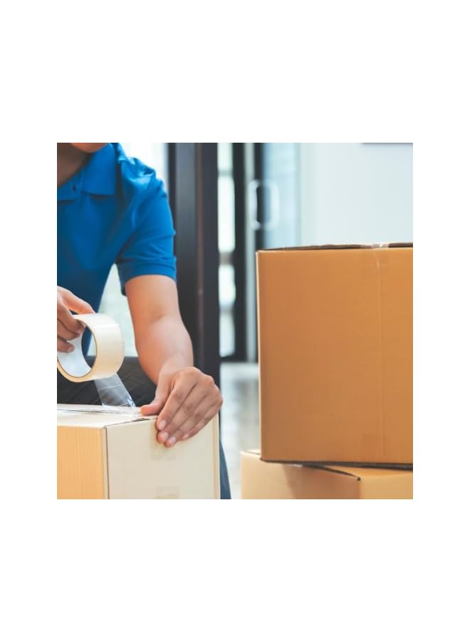 PROMASS promass 2 inch x 100 Yards Clear Packing Tape Robust Heavy Duty Tape for Sealing Boxes Moving Homes Shipping Office Use 3 PC  - Image 3