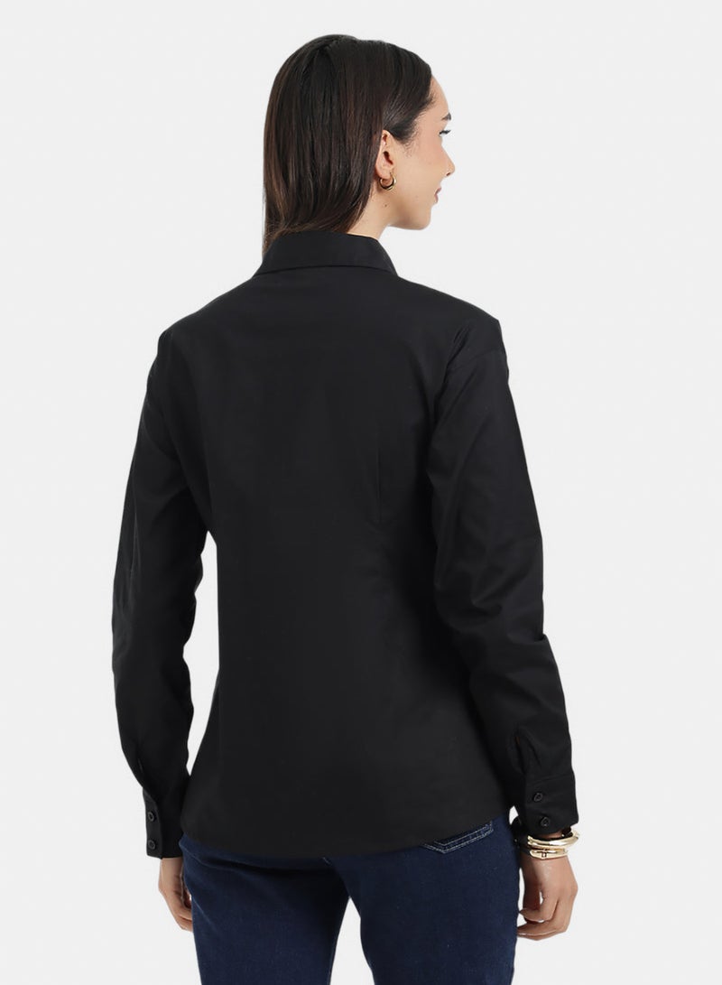 Carina Cinched Side-Tie Shirt - Image 4