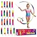 HAPMARS 20 Pack Ribbon Dancing Wands for Kids Rainbow Dance Ribbon StreamersPrincess Party Favors Supplies DecorationsGirls Artistic Gymnastics Twirling Ribbon StickGymnastics Goodie Bag Stuffers - Image 4
