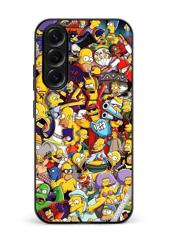 VR CREATIVE Protective Case Cover For Samsung Galaxy A56 Simpsons Design Multicolour