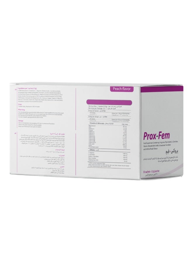 fas Prox-Fem Amino Acid Food Supplement - 30 Sachets - Image 2
