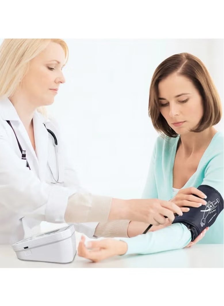 Blood Pressure Monitor with LCD Digital Display – Accurate & Easy-to-Use Home BP Cuff, Large Screen for Clear Readings, Adjustable Arm Cuff, Portable, Ideal for Monitoring Health at Home