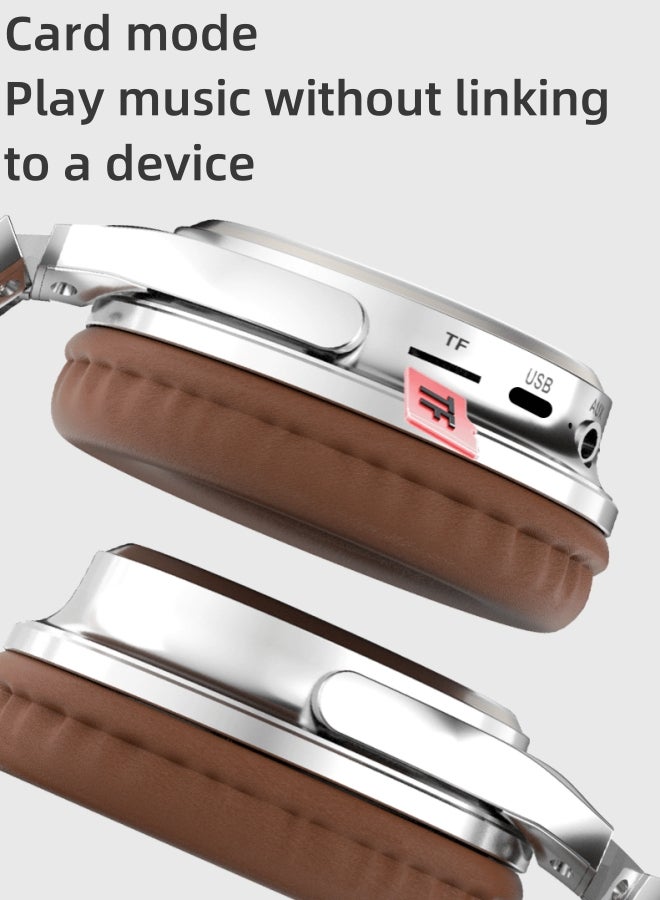 سماعة بلوتوث - خمر فضي - Image 4