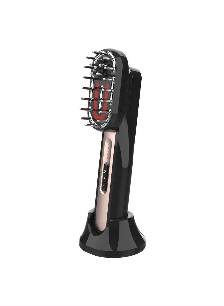 general 3-in-1 High Frequency Vibrating Hair Growth Scalp Massager Brush Red Light Therapy Heating Massage EMS Microcurrent Comb - Image 1