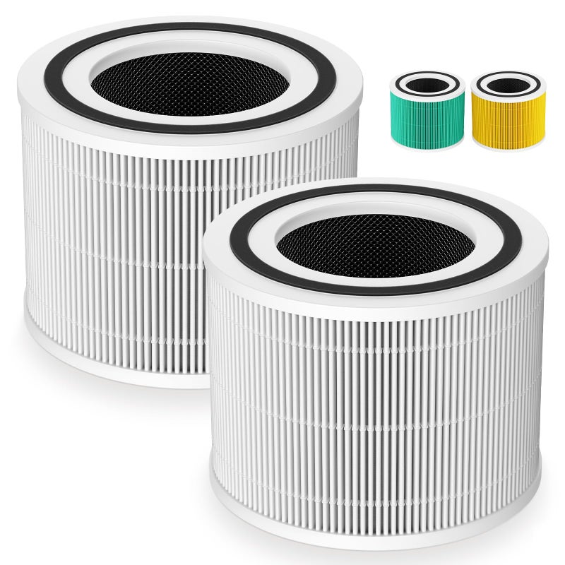 Core 300 Replacement Filter for LEVOIT Core 300 Core 300S Core 300PCore 300SPCore P350 Air Purifiers 3IN1 HEPA Filter Compared to Part Core 300RF White 2 Pack