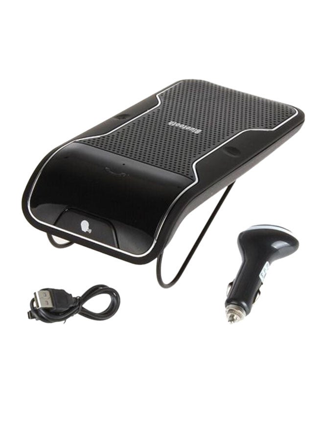 NIBEMINENT Bluetooth Hands-free Car Kit With Charger For Smartphones Black  - Image 1