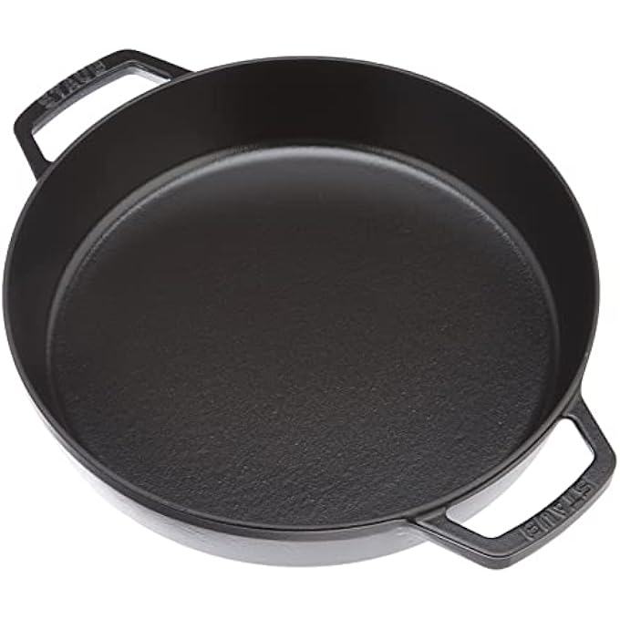 ستوب مقلاة من الحديد الزهر باللون الأسود مقاس 26 سم - Image 1