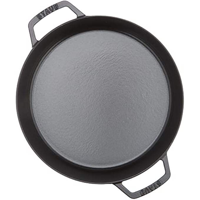 ستوب مقلاة من الحديد الزهر باللون الأسود مقاس 26 سم - Image 4