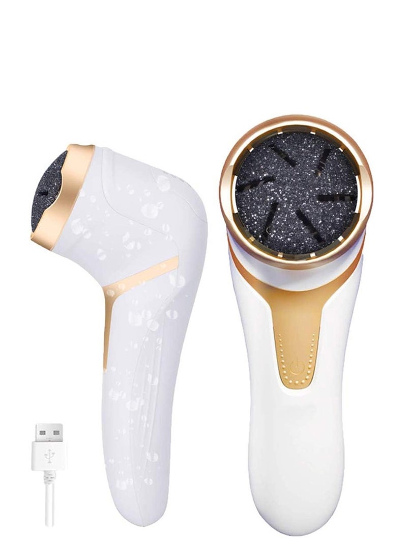 Rechargeable Waterproof Foot Callus Remover IPX7 – Electric Pedicure Tool with 3 Grinding Heads - Image 1