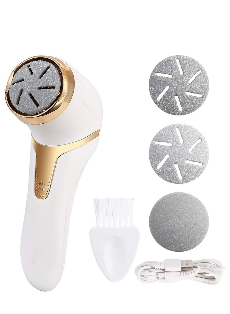 Rechargeable Waterproof Foot Callus Remover IPX7 – Electric Pedicure Tool with 3 Grinding Heads - Image 3