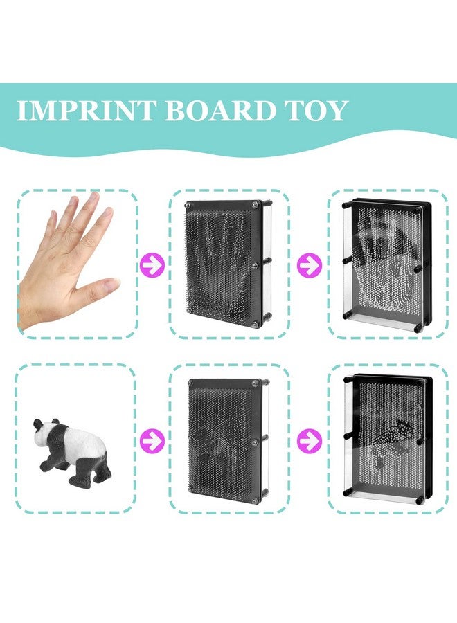 MICKYU Large Metal 3D Pin Art Board Games Toys, Autism Sensory Toys for Kids 8-12, Gifts for Autistic Children - Image 2