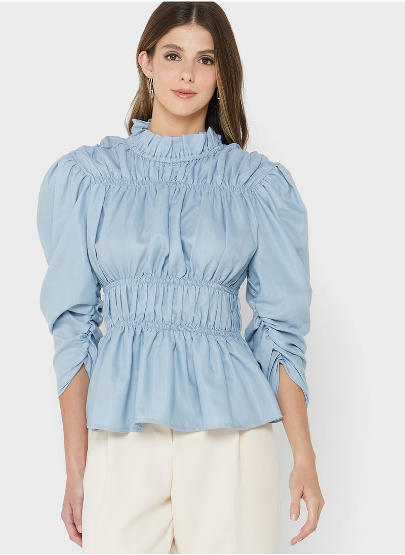 Daria Elastic Panel Top