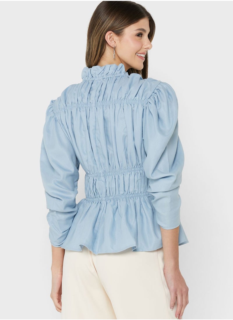Daria Elastic Panel Top