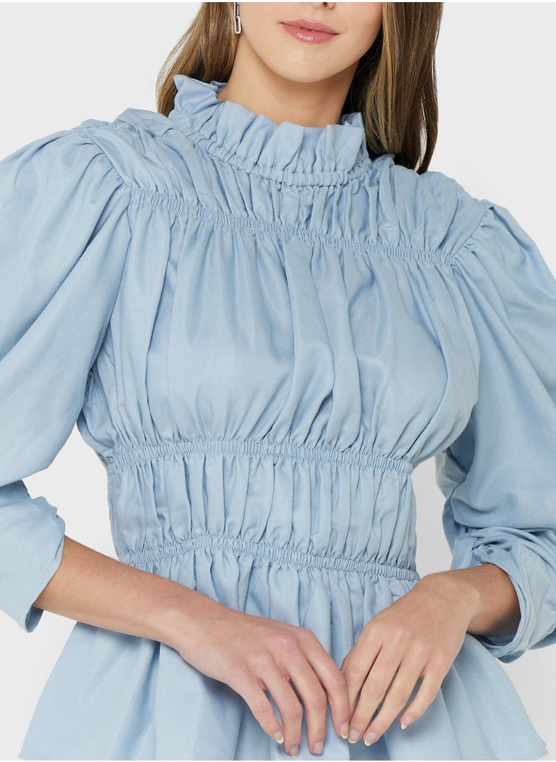 Daria Elastic Panel Top